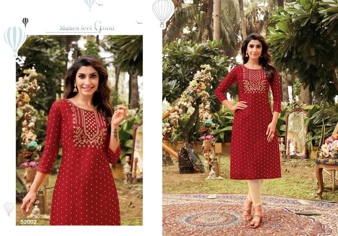 Kapil Trendz Amory 7 Embroidery Wholesale Kurti Collection